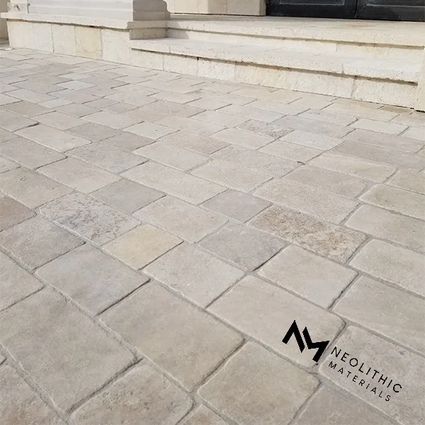 Aged Burgundy Cobblestone - Image 1